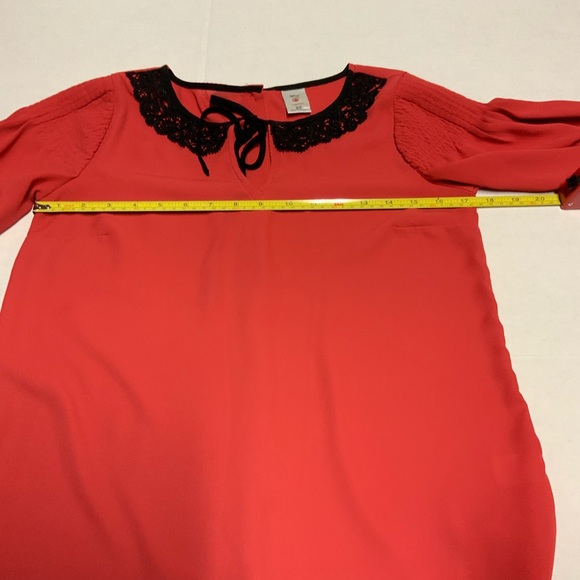 Disney A Collection by Lauren Conrad Red/Black Top - Picture 5 of 8